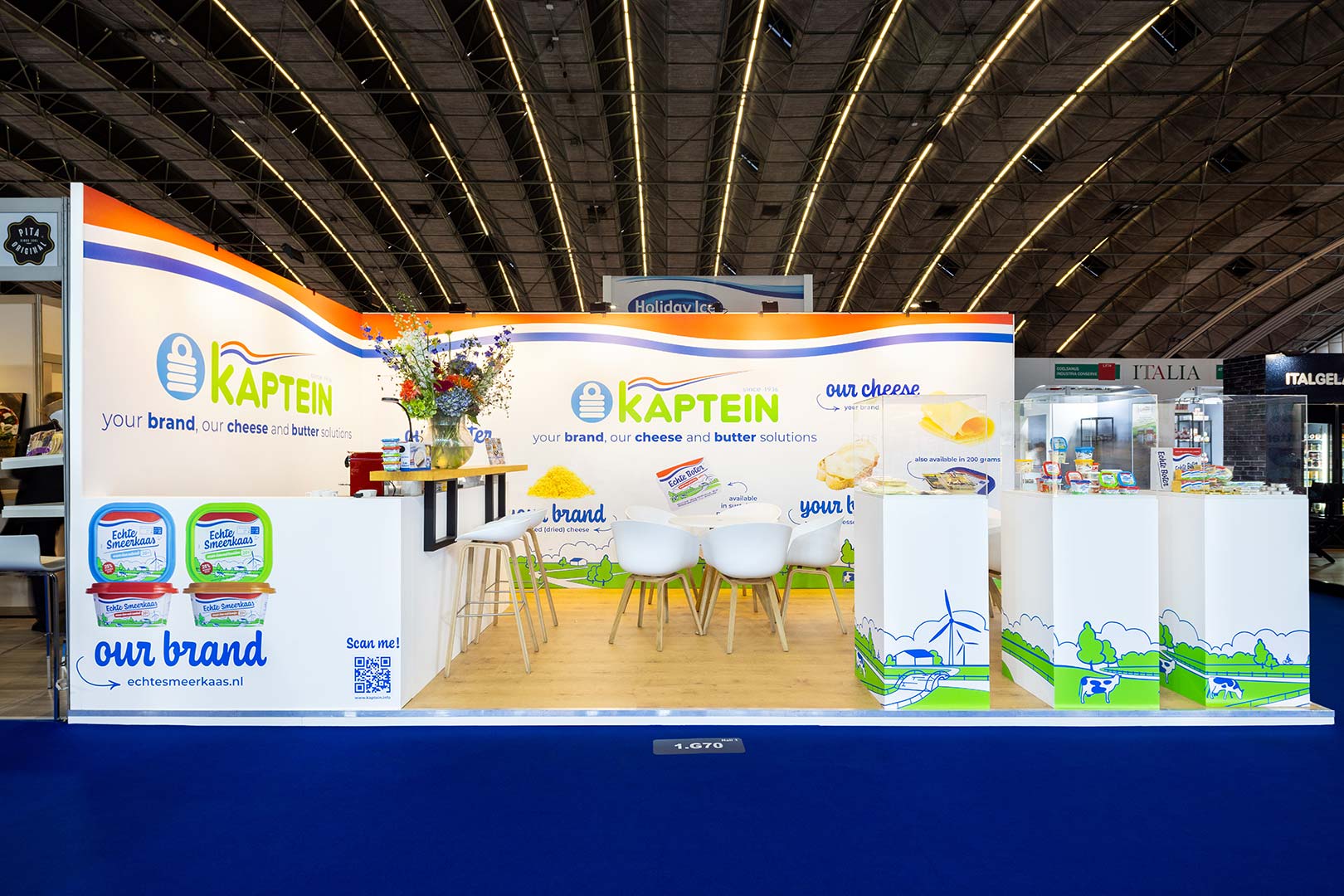 Beursstand Kaptein