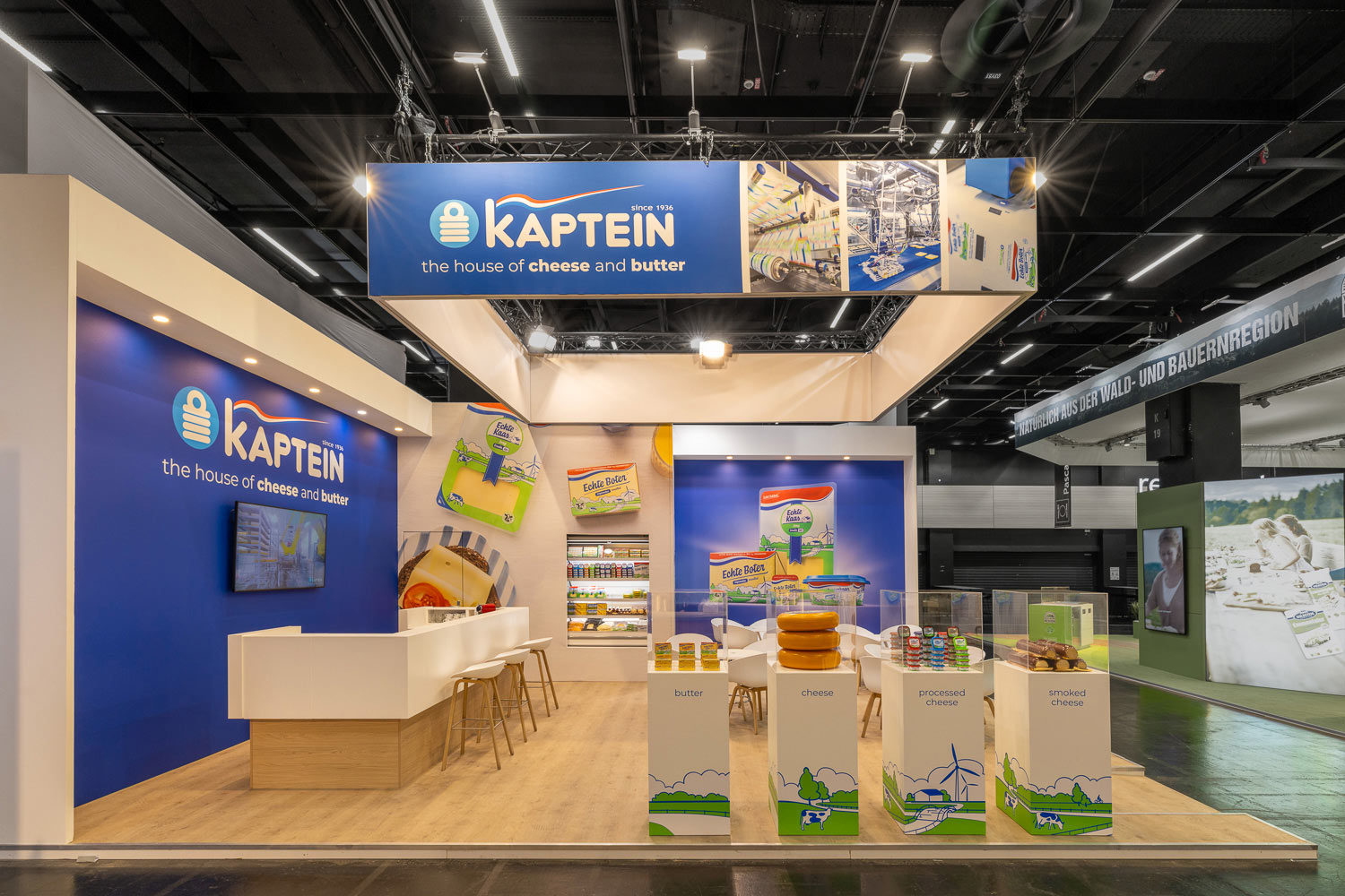 Beursstand Kaptein